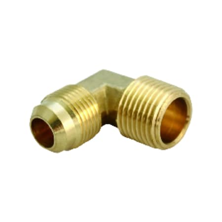 Jmf 1/2 in. Flare X 3/4 in. D MPT Brass 90 Degree Elbow 4506168